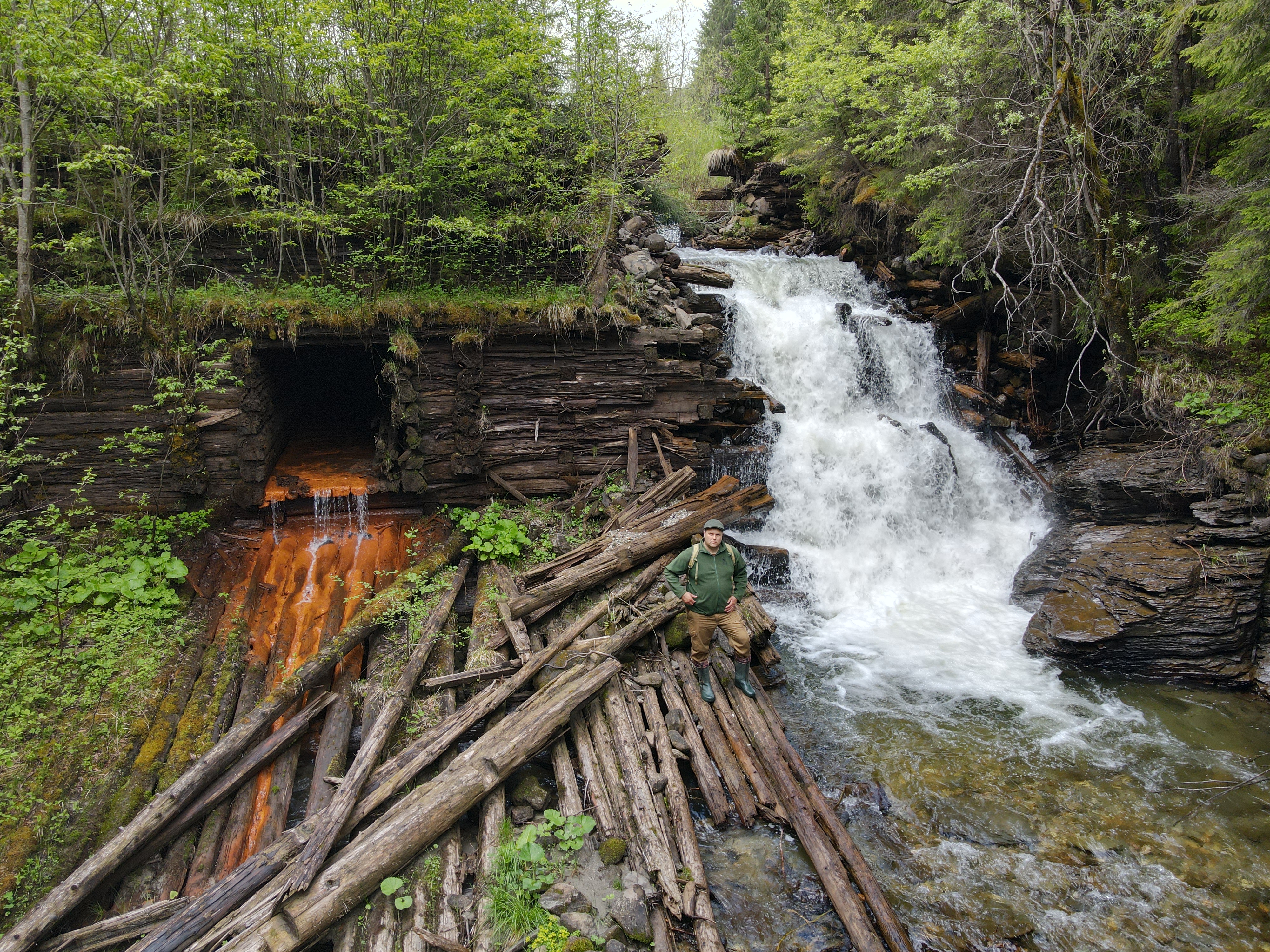 BEFORE Bayurivka dam removal, Carpathian mountains - Ukraine